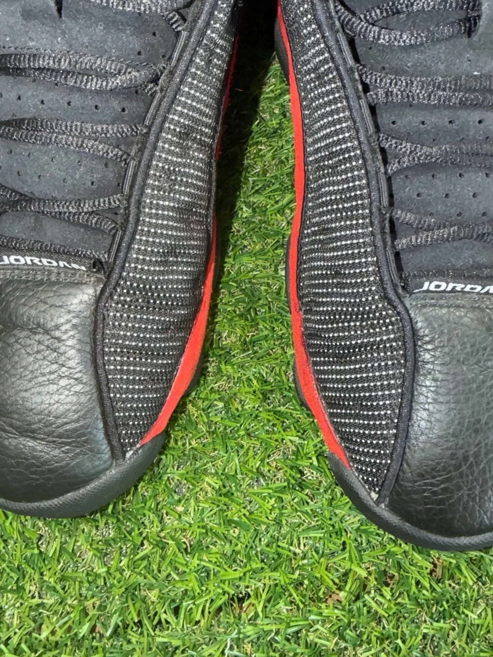 Jordan 13 Retro Bred 2004 Black Red Leather 309259-061 Mens Size 10.5 High Top